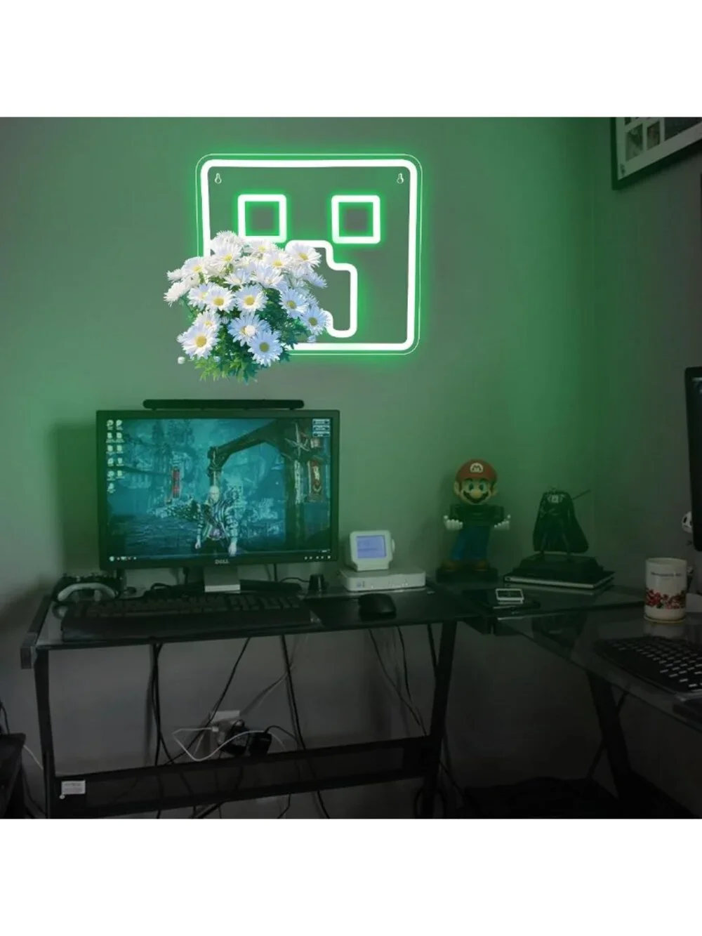 Neon Game Sign for Wall Decor | LED Light for Gamer Room, Boys Cave, Bar Art